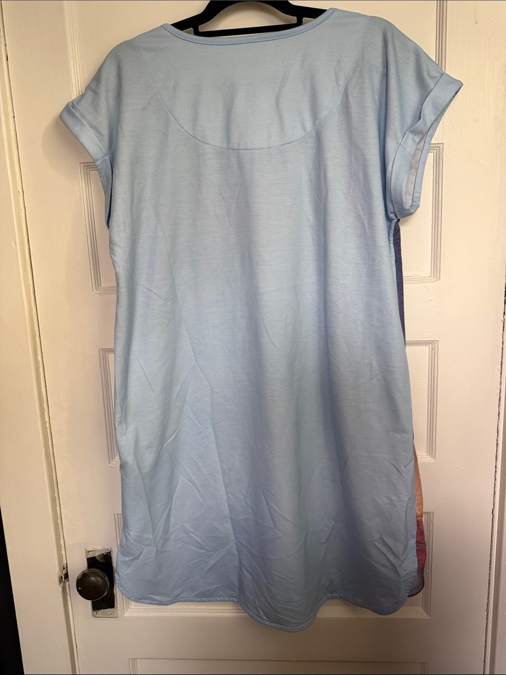 Disney Aladdin Classic VHS Cover Nighshirt - Purple & Light Blue Trim Sz M/L - Picture 8 of 9